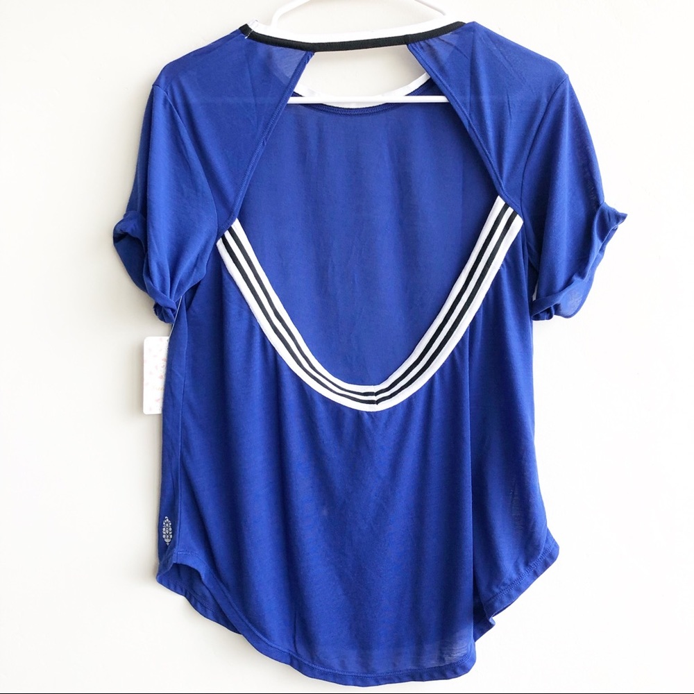 (NWT) Free People Movement Open Back Zephyr Tee